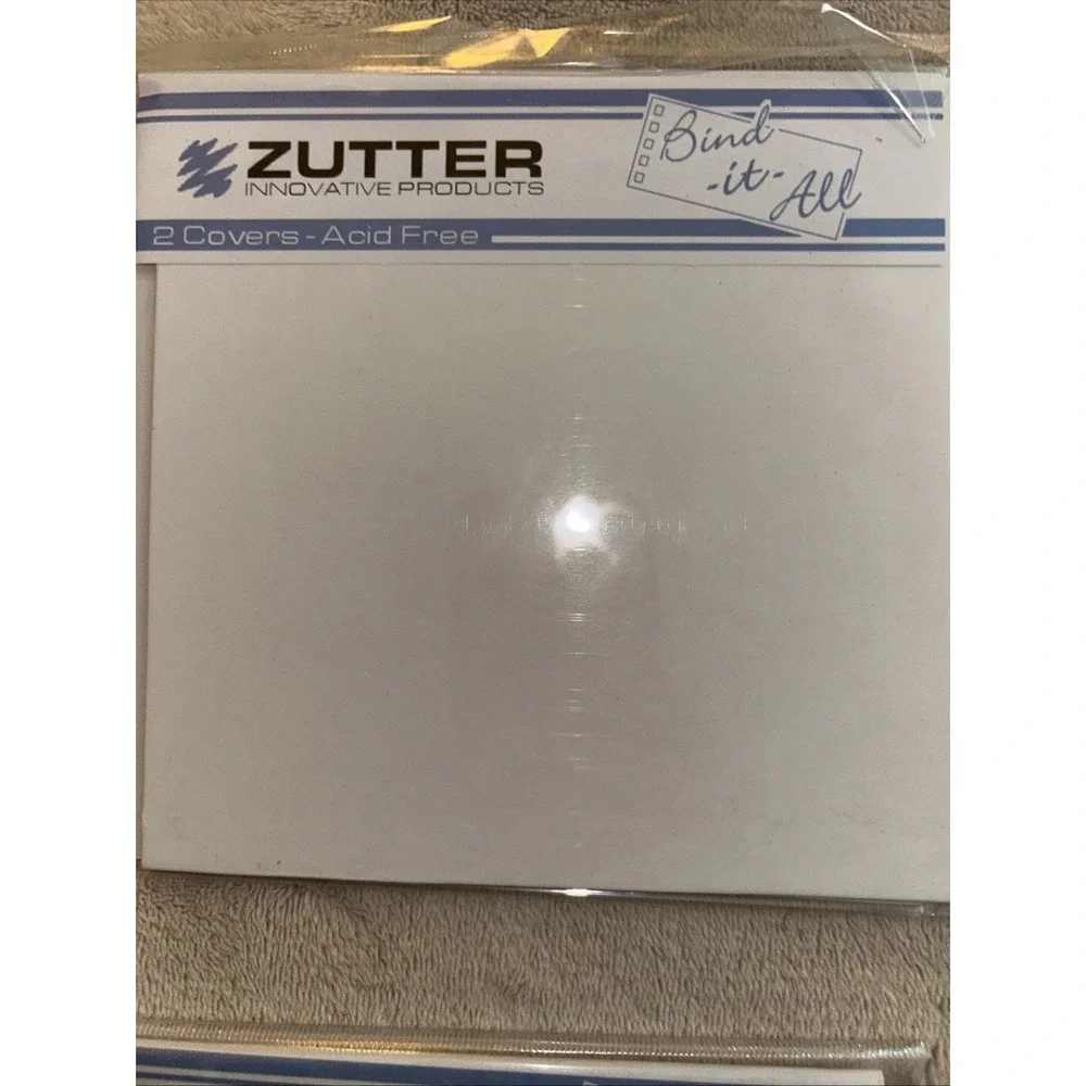 Zutter Bind It All Lot Acrylic & Kraft Board Covers With Acid Free Pages 6x6
